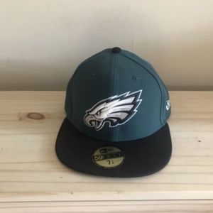 Philadephia Eagles Hat Size 7 1/4 Green New Era